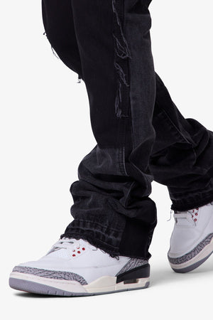 B118 Work Flare Denim - Black