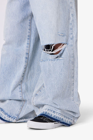 Baggy Rave Denim - Light Blue