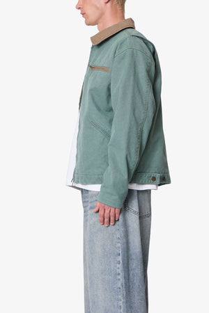 Blanket Lined Work Jacket - Green