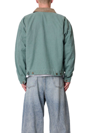 Blanket Lined Work Jacket - Green