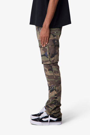 Bootcut Cargo Pants - Camo