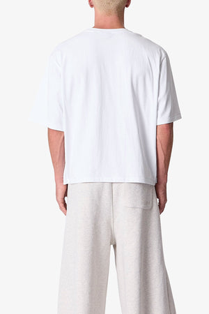 Cropped Tee - White
