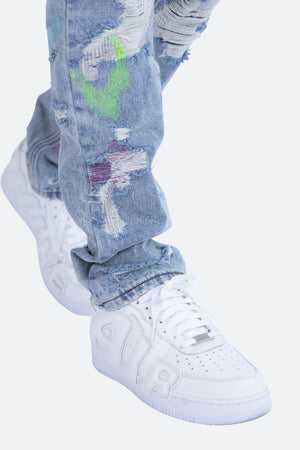 D276 Straight Denim - Blue