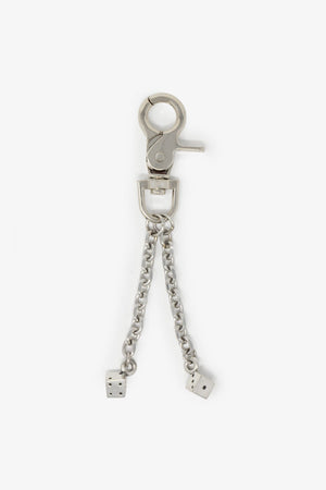 Dice Keychain Jewelry - Silver