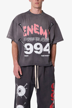 Enemy Tee - Washed Black