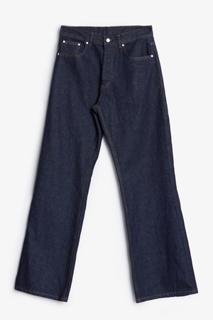 G:04 Relaxed Flare Denim - Rinsed Indigo