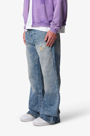 Ocean Kick Flare Denim - Blue
