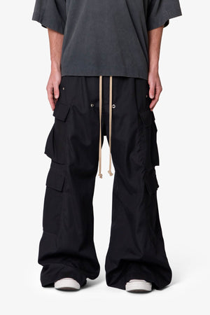 Rave Double Cargo Pants - Black