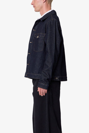 Raw Denim Jacket - Raw Blue