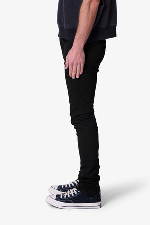 Raw Skinny Denim - Rinsed Black