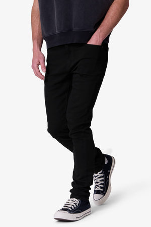 Raw Skinny Denim - Rinsed Black