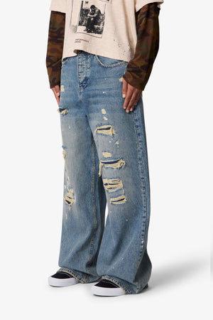 Repaired Rave Denim - Blue