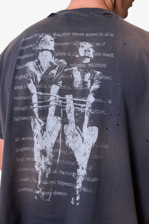 Restraint Tee - Washed Black
