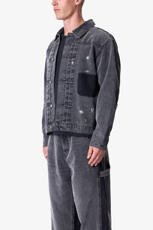Reworked Jacket - Washed Black