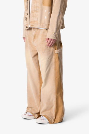 Reworked Pants - Washed Khaki