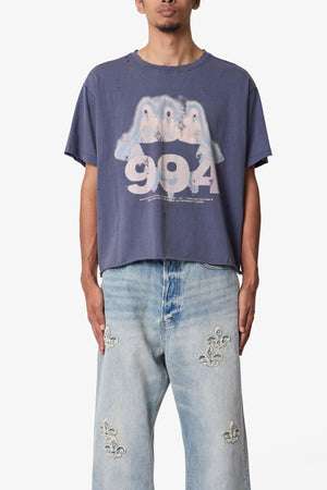 Row Tee - Washed Black