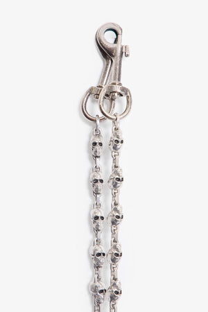 Skull Wallet Chain - Silver
