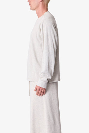 Thermal Long Sleeve Tee - Oatmeal