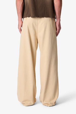Twill Barrel Trouser - Khaki