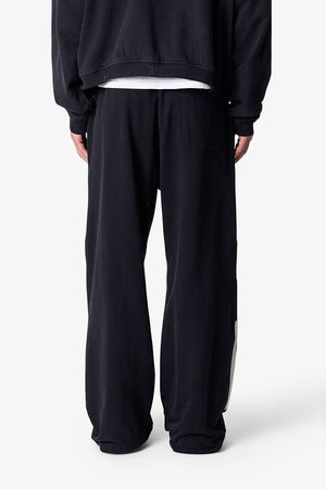Ultra Baggy Skeleton Sweatpants - Washed Black