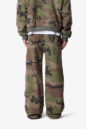 Ultra Wide Mojave Twill Pants - Camo