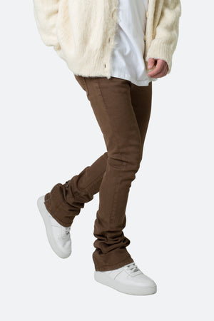 X491 Convertible Skinny Denim - Brown
