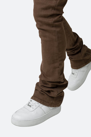 X491 Convertible Skinny Denim - Brown