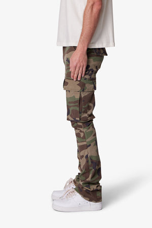 X516 Skinny Stacked Cargo Denim - Camo