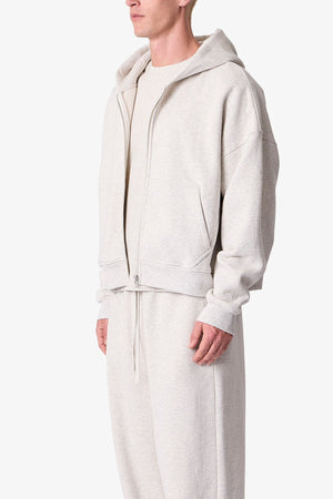 Zip Hoodie - Oatmeal