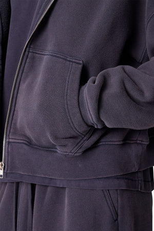 Zip Hoodie - Slate