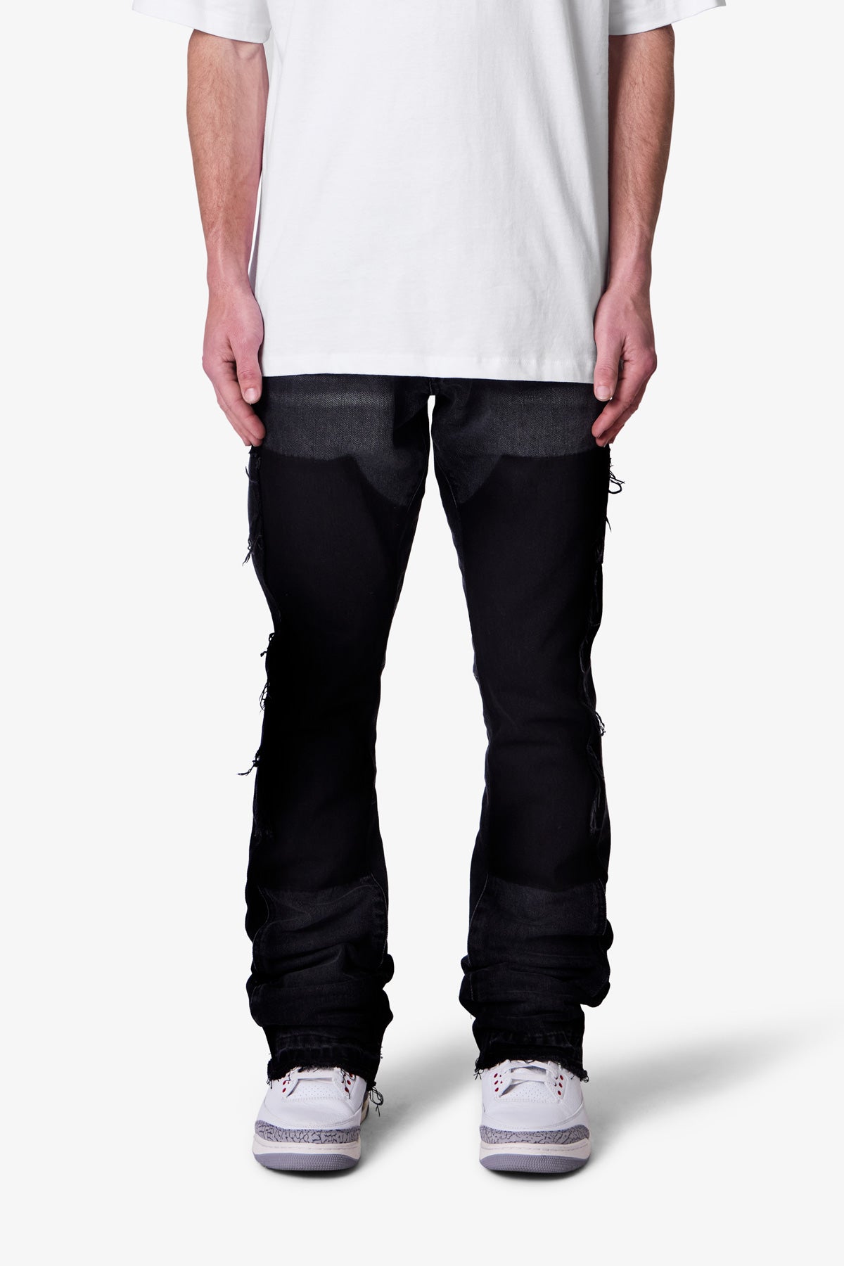 B118 Work Flare Denim - Black