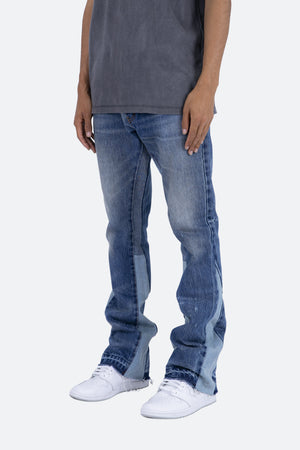 B133 Flare Denim - Blue