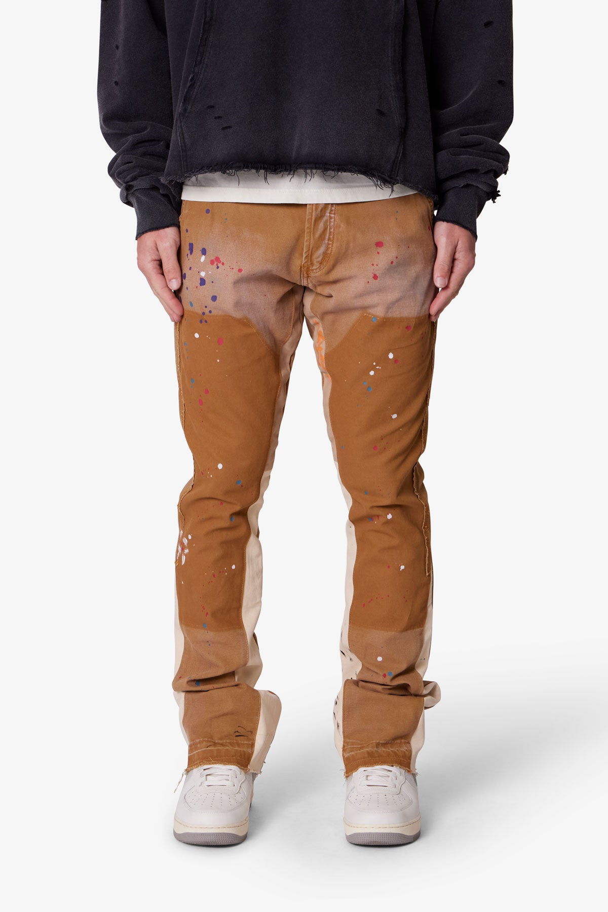B243 Flare Denim - Brown
