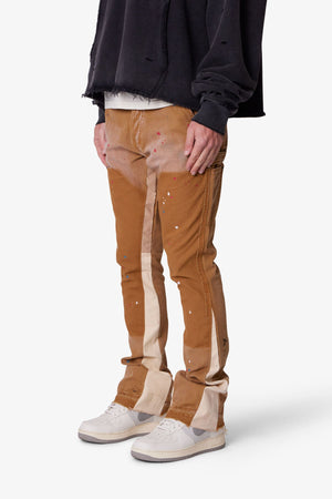 B243 Flare Denim - Brown