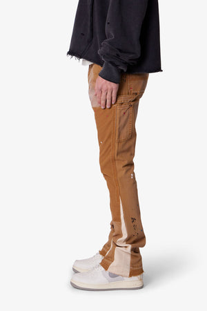 B243 Flare Denim - Brown