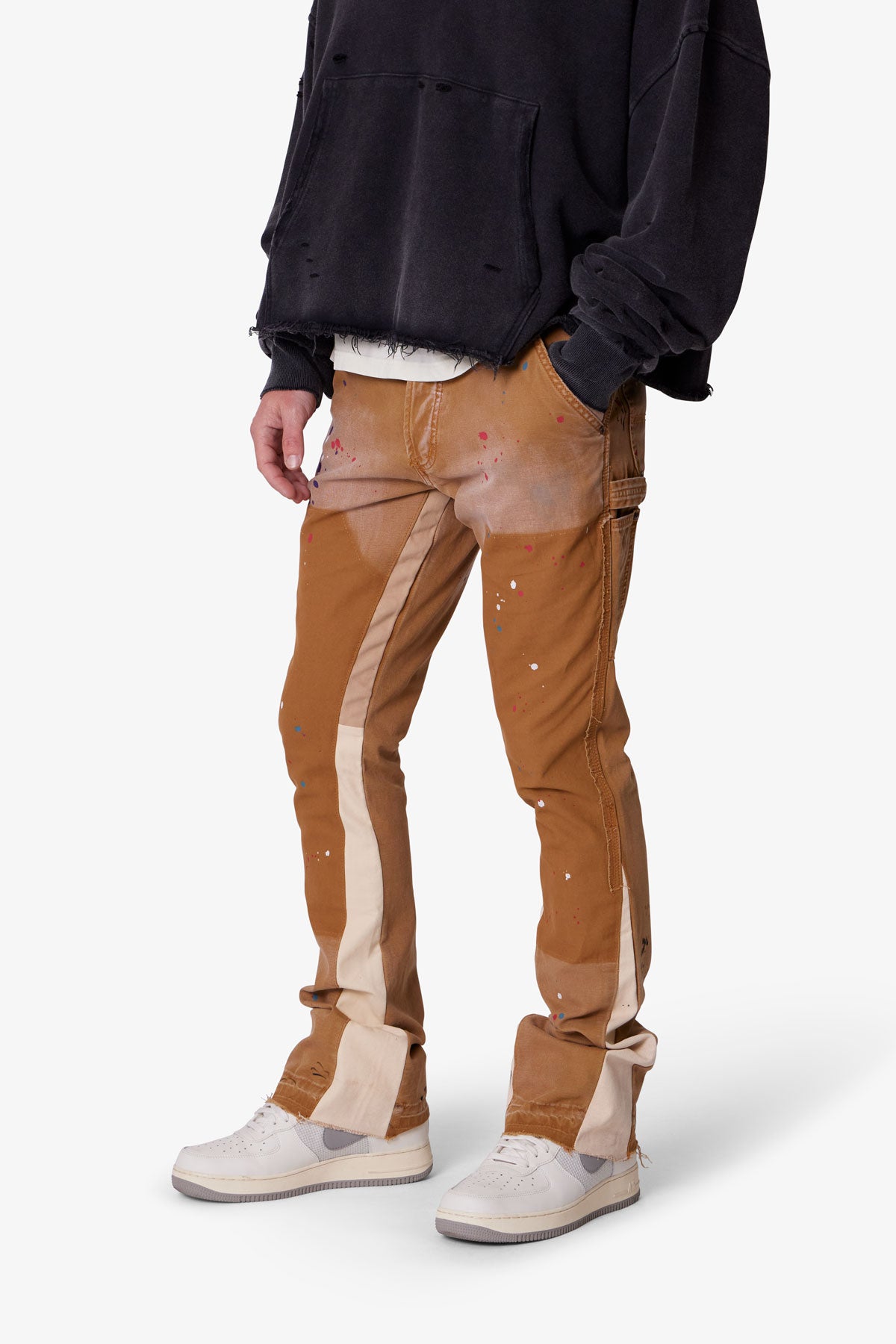 B243 Flare Denim - Brown