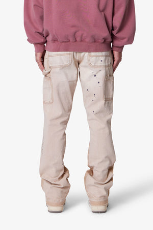 B243 Flare Denim - Khaki