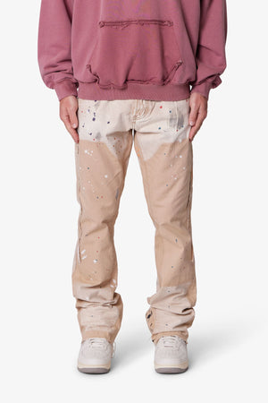 B243 Flare Denim - Khaki