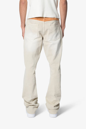 B375 Flare Denim - Light Tan