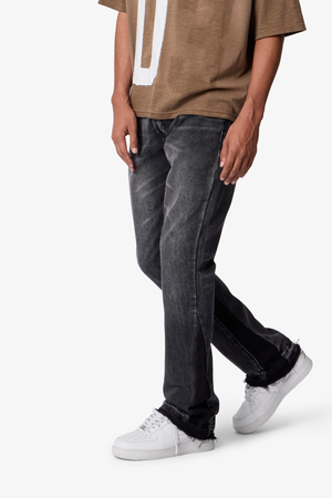 B484 Flare Denim - Vintage Black