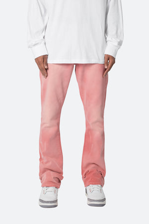 B593 Beach Flare Denim - Pink
