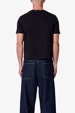 Baby Henley Tee - Black
