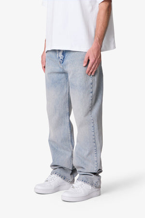 Baggy Denim - Light Sand Washed Blue