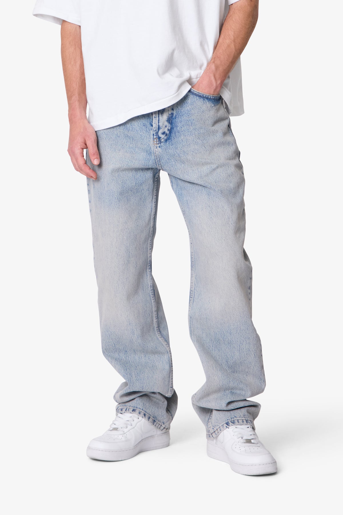 Baggy Denim - Light Sand Washed Blue