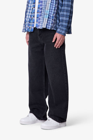 Baggy Denim - Stone Wash Black