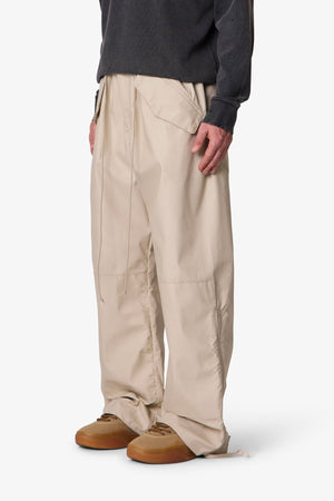 Baggy Military Pants - Off White