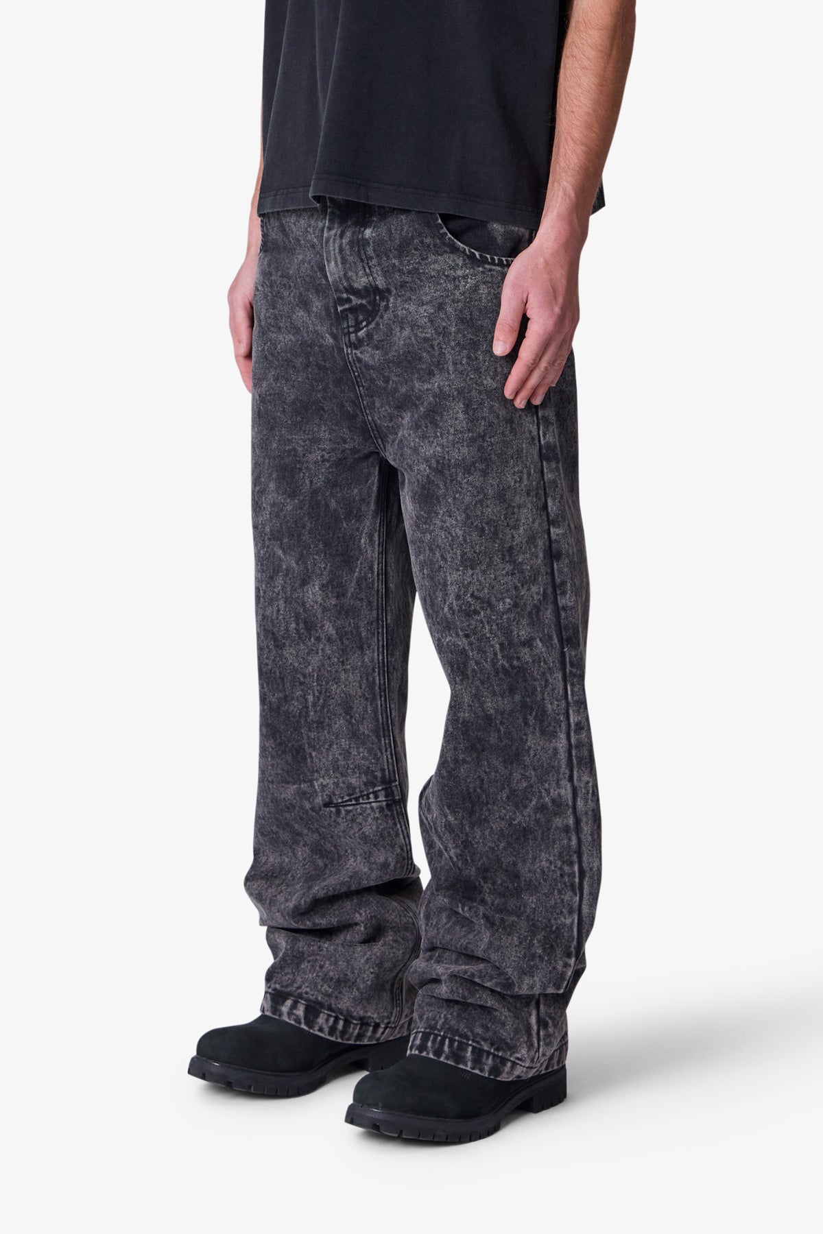 Baggy Moto Denim - Vintage Black
