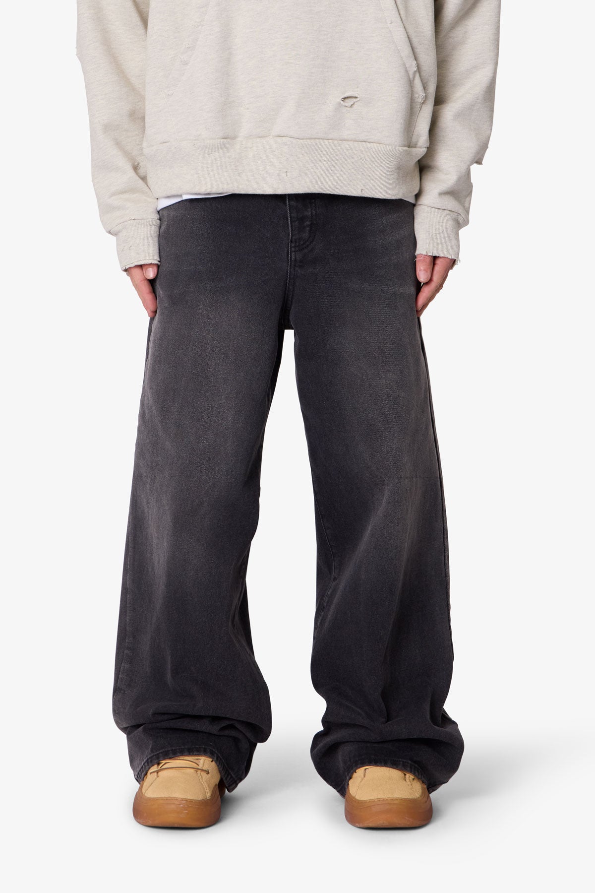 Baggy Washed Rave Denim - Vintage Black