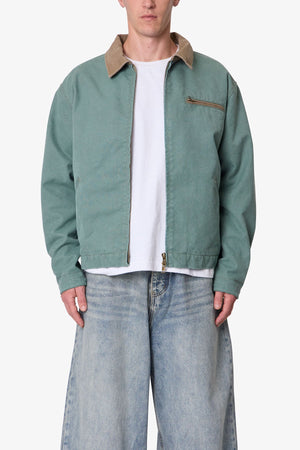 Blanket Lined Work Jacket - Green