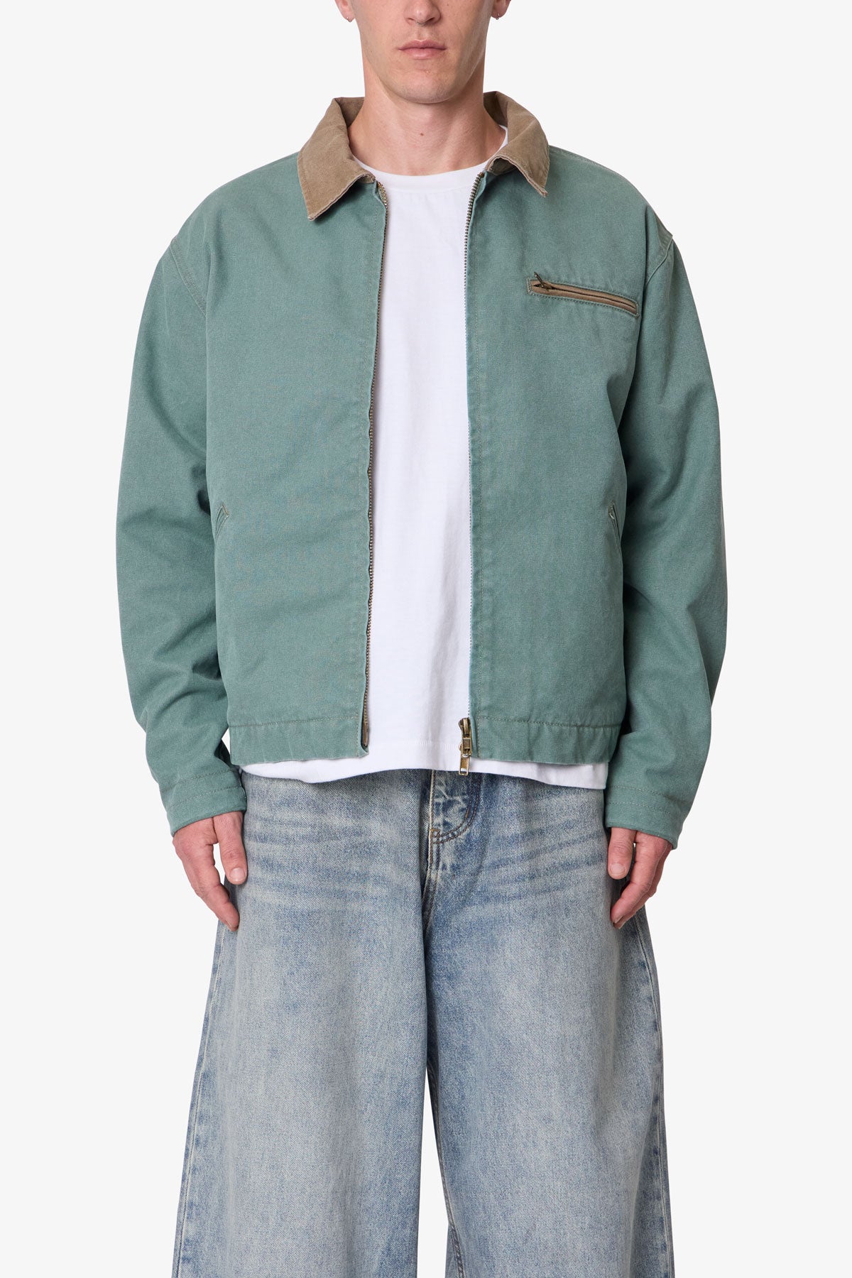 Blanket Lined Work Jacket - Green